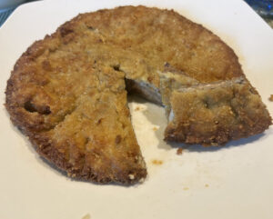 Panierten Parasol angeschnitten