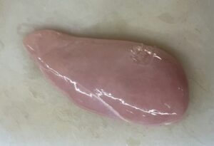 mit Peperonicinoöl eingerieben