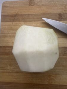 Kohlrabi geschält