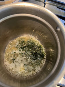 Sallbeibutter zubereiten