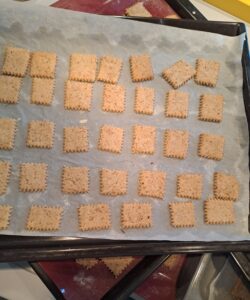 gebackene Nougatecken