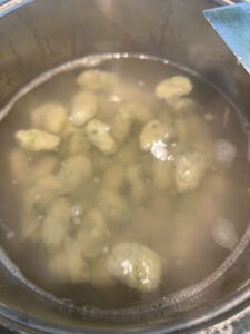 in Salzwasser aufkochen