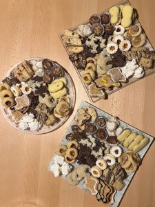 Keksteller angerichtet