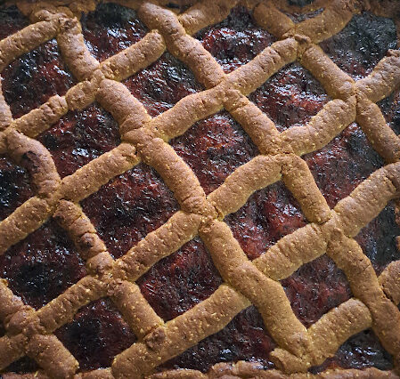 fertig gebackener Linzer