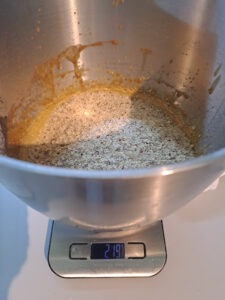 gemahlene Mandeln oder Haselnüsse