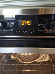 Backzeit bei 180 Grad