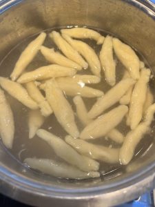 in Salzwasser kochen