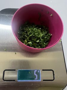 Kräutermix geschnitten