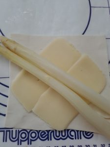 Spargel auf vegetarische Variante