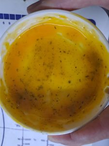 verquirltes Eigelb