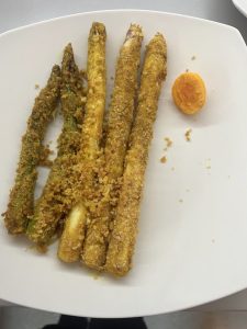 Spargel auf den Teller