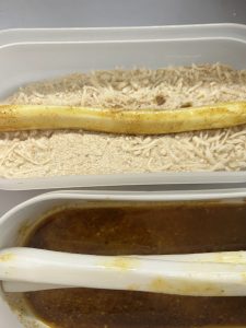 Spargel in Brotbrösel Parmesankäse wälzen