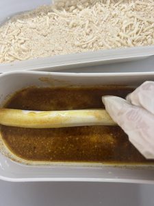 Spargel von allen Seiten ölig