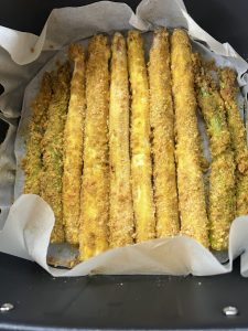 fertig panierte Spargel
